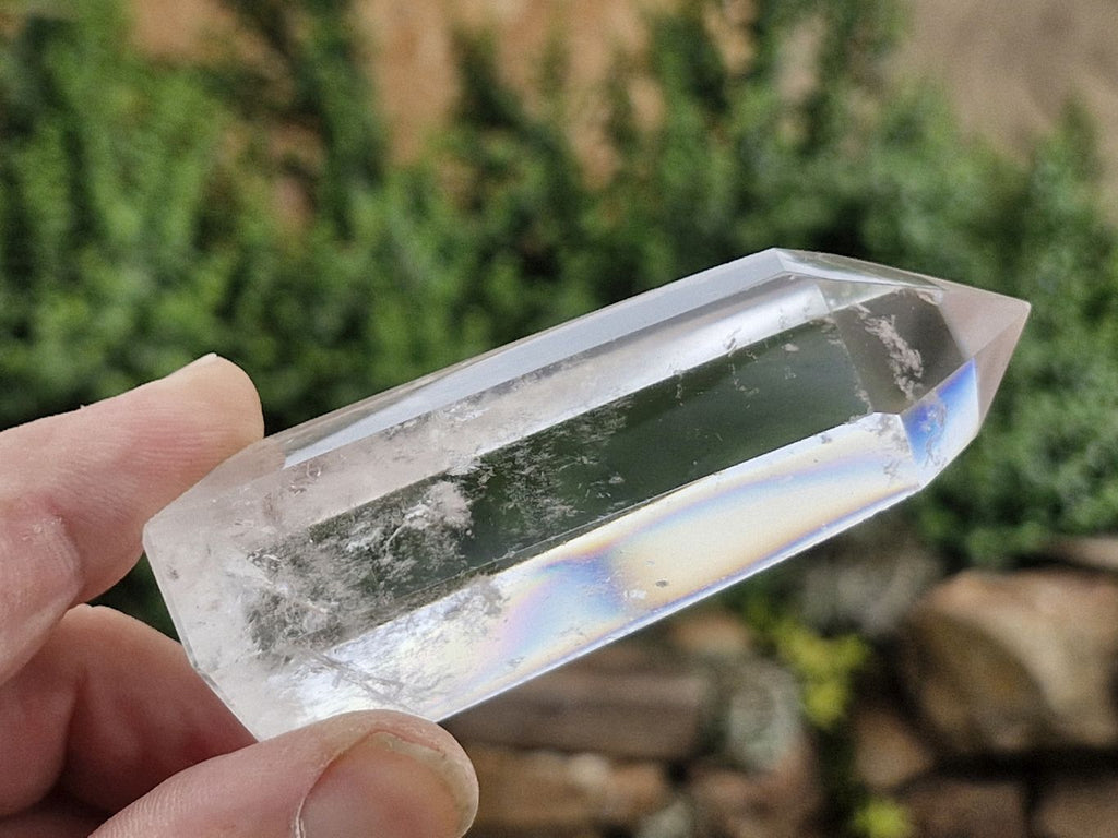 Polished Semi Optic Clear Quartz Crystals  x 7 From Madagascar - Toprock Gemstones and Minerals 