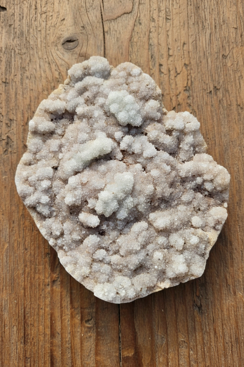 (+12 WEEKS!) Polished and Natural Large Drusy Quartz Cluster x 1 From Port Berge, Madagascar