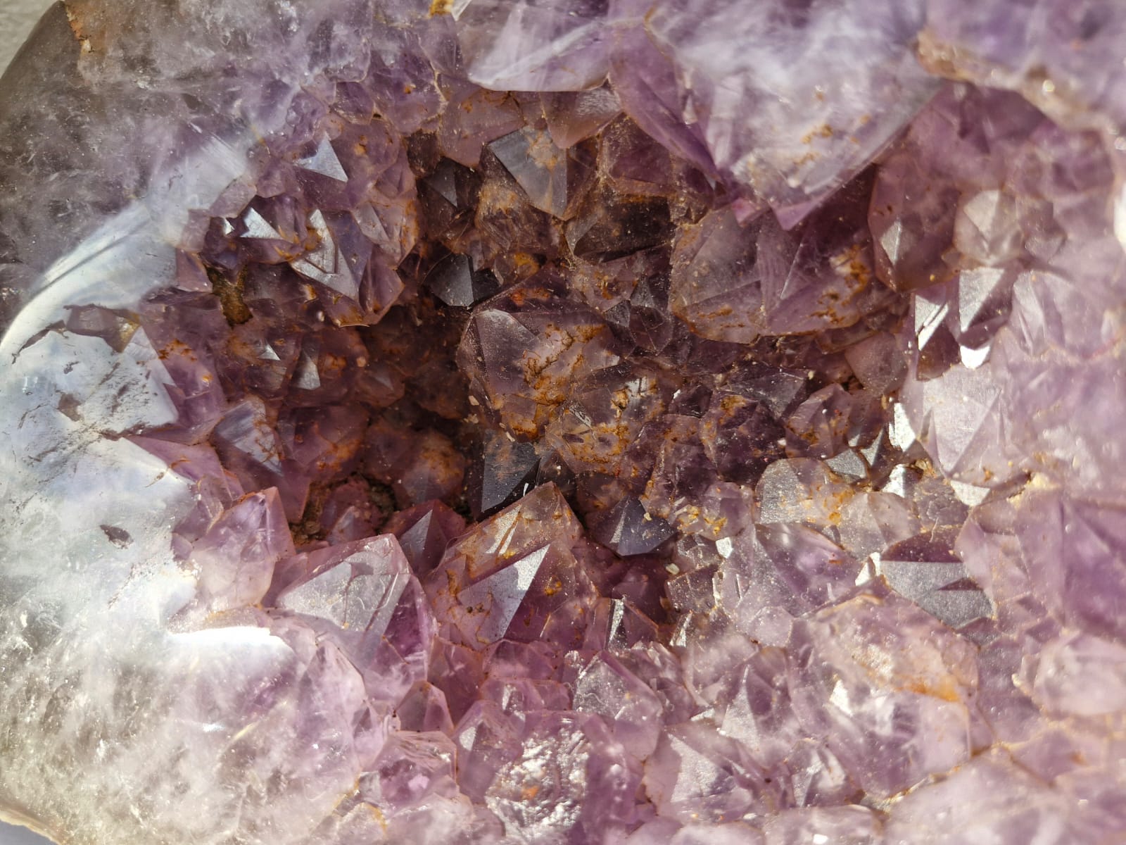 (+12 WEEKS!) Polished and Natural Large Agate Dark Amethyst Crystal Geode x 1 From Maintirano, Madagascar