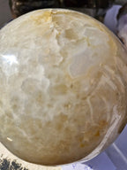 (+12 WEEKS!) Polished XL Caramel Agate Sphere x 1 From Maintirano, Madagascar