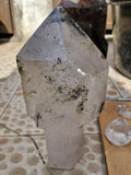 (+12 WEEKS!) Polished Large Clear Sceptre Quartz Crystal with Inclusions x 1 From Andilamena, Madagascar