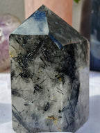 (+12 WEEKS!) Polished Medium Tourmalinated Quartz Display Crystal x 1 From Ambatondrazaka, Madagascar
