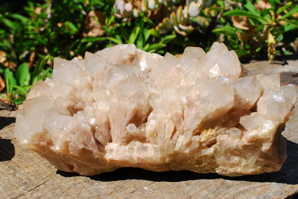 Natural Smokey Phantom Quartz Cluster x 1 From Lwena, Congo - TopRock