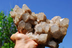 Natural Smokey Phantom Quartz Cluster x 1 From Lwena, Congo - TopRock