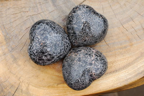 Polished Black Tourmaline In Matrix Spheres x 6 From Madagascar - TopRock