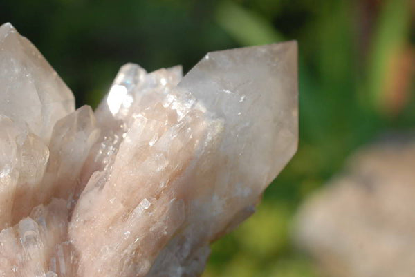 Natural Smokey Phantom Quartz Crystals x 6 From Lwena, Congo - TopRock