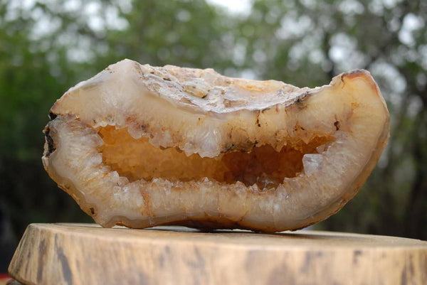 Polished Extra Large Crystal Centred Agate Geode x 1 From Maintirano, Madagascar - TopRock