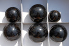 Polished Dark Gemmy Blue Iolite Blue Water Sapphire Spheres x 6 From Madagascar - TopRock