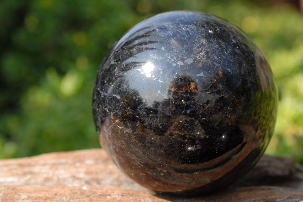 Polished Dark Gemmy Blue Iolite Blue Water Sapphire Spheres x 6 From Madagascar - TopRock
