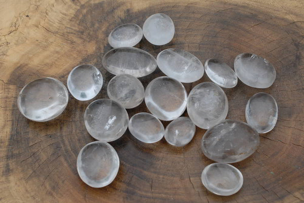 Polished Clear Quartz Crystal Gallets x 18 From Madagascar - TopRock
