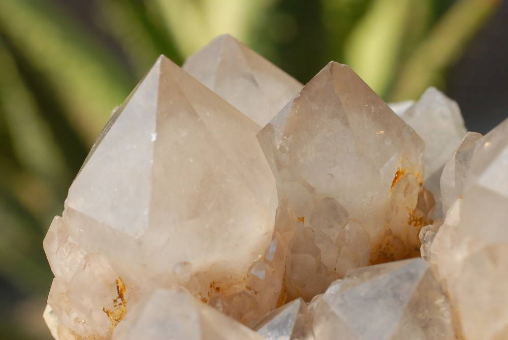 Natural Smokey Phantom Quartz Clusters x 2 From Lwena, Congo - TopRock