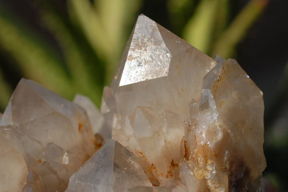 Natural Smokey Phantom Quartz Clusters x 2 From Lwena, Congo - TopRock