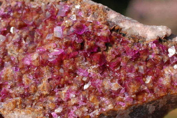 Natural Medium Sized Crystalline Salrose Specimens  x 12 From Kakanda, Congo - TopRock