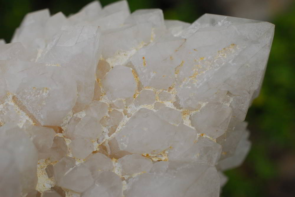 Natural Madagascar  White Phantom Window Quartz Clusters x 2 From Madagascar - TopRock