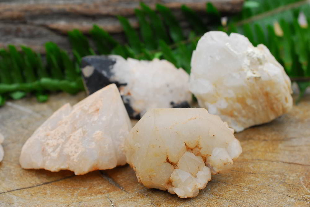Natural Mixed Quartz Clusters x 24 From Madagascar - TopRock