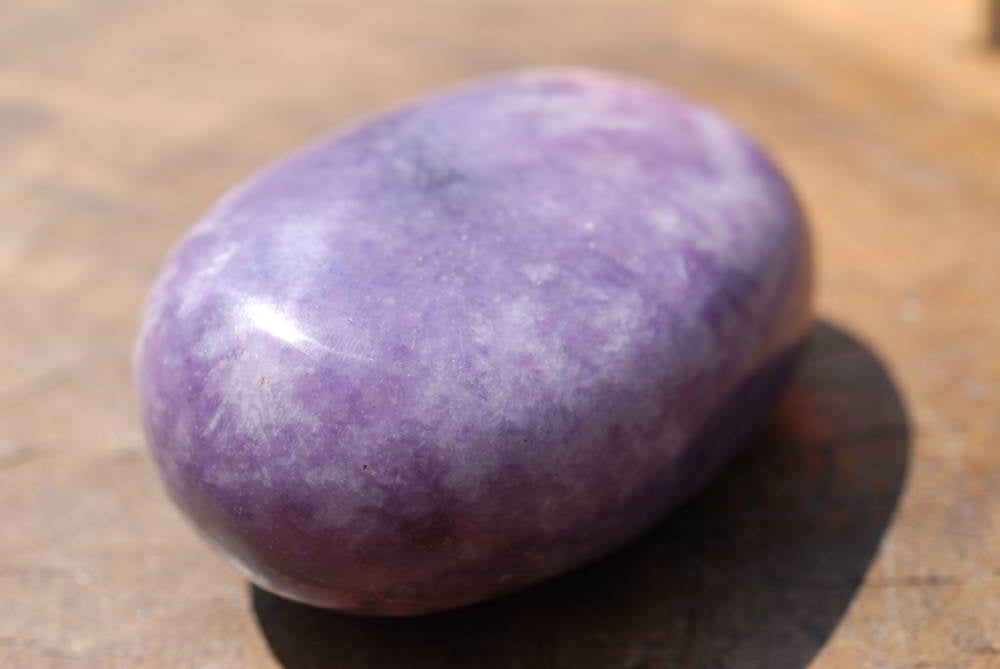 Polished Rich Purple Lepidolite Soap Bar Shaped Gallets x 6 From Zimbabwe - TopRock