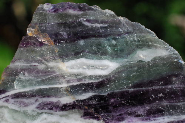 Polished Watermelon Fluorite Slices x 3 From Vis, Namibia - TopRock