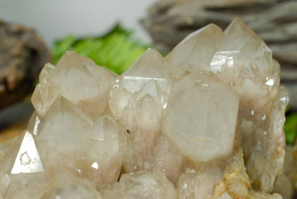 Natural Smokey Quartz Clusters With Phantoms x 2 From Lwena, Congo - TopRock