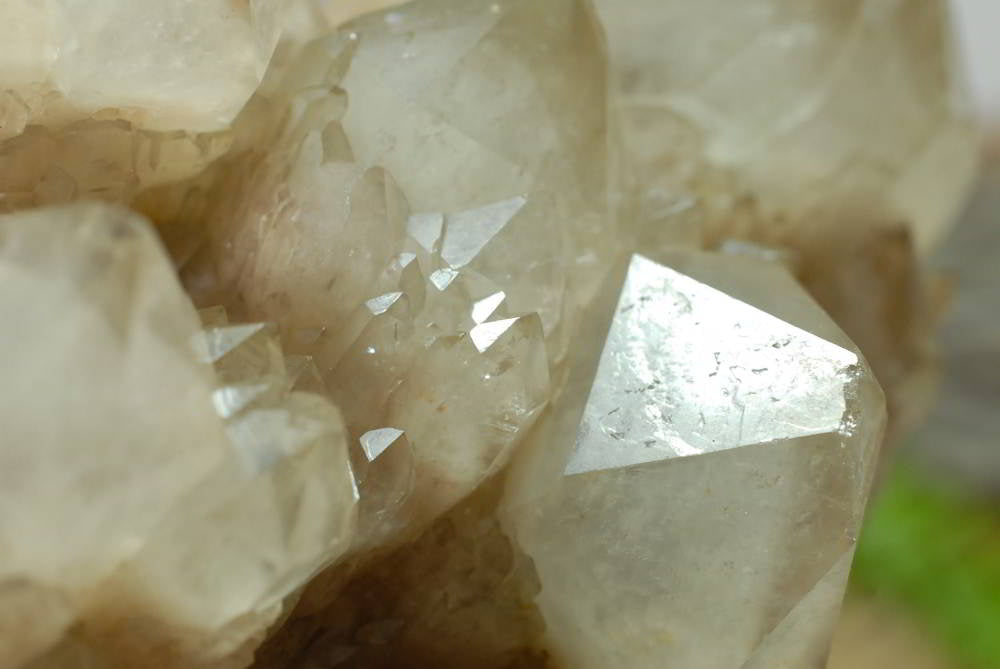 Natural Smokey Quartz Clusters With Phantoms x 2 From Lwena, Congo - TopRock