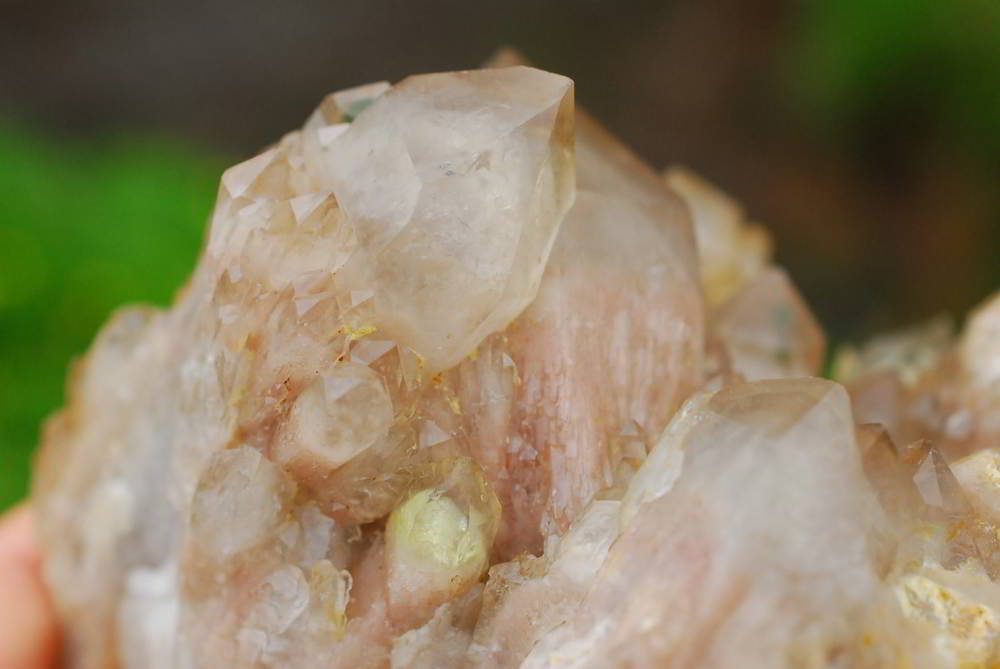 Natural Smokey Quartz Clusters x 2 From Lwena, Congo - TopRock