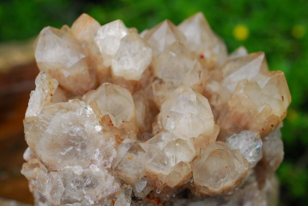 Natural Smokey Quartz Clusters x 2 From Lwena, Congo - TopRock