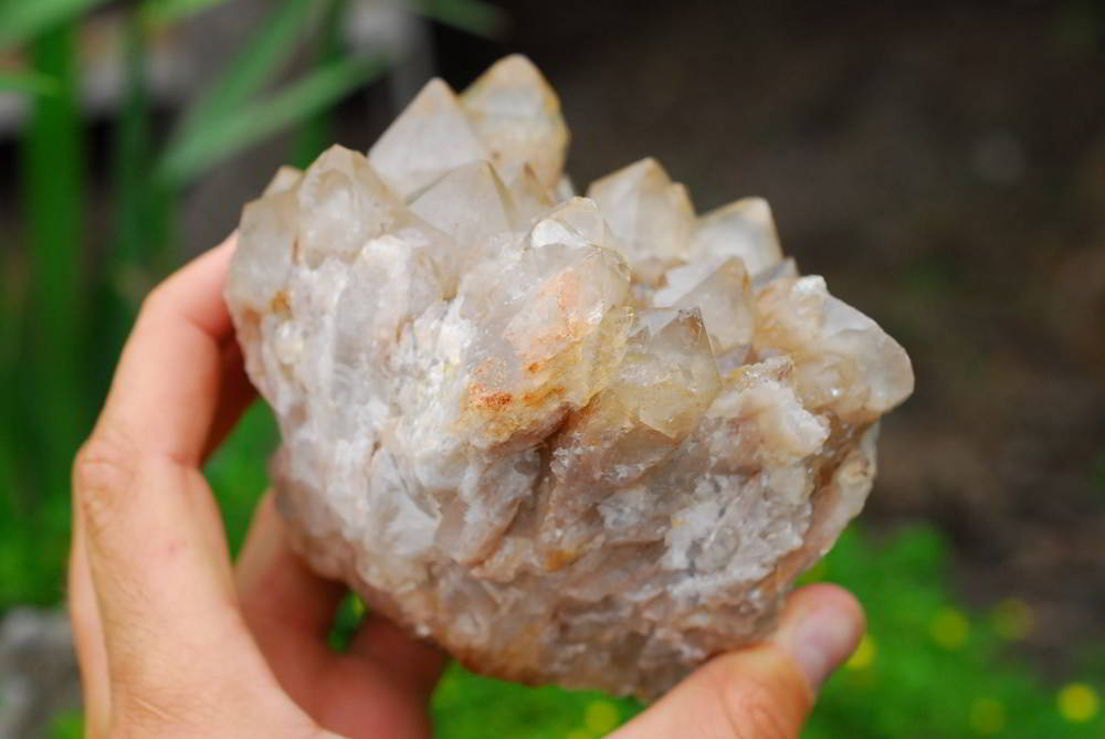 Natural Smokey Quartz Clusters x 2 From Lwena, Congo - TopRock
