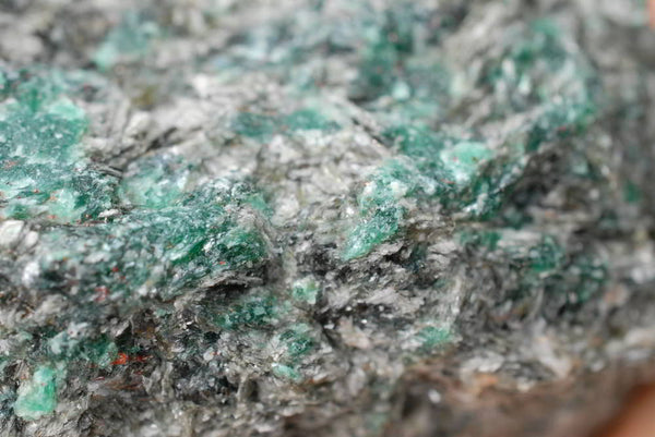 Natural Emeralds In Matrix Specimens x 6 From Sandawana, Zimbabwe - TopRock