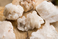 Natural Mixed Quartz Clusters  x 12 From Mandrosonoro, Madagascar - TopRock