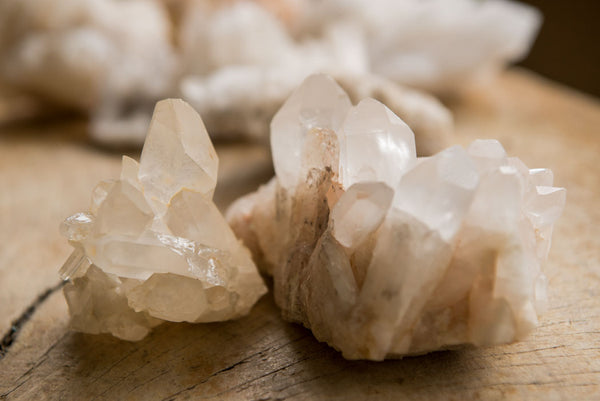 Natural Mixed Quartz Clusters  x 12 From Mandrosonoro, Madagascar - TopRock