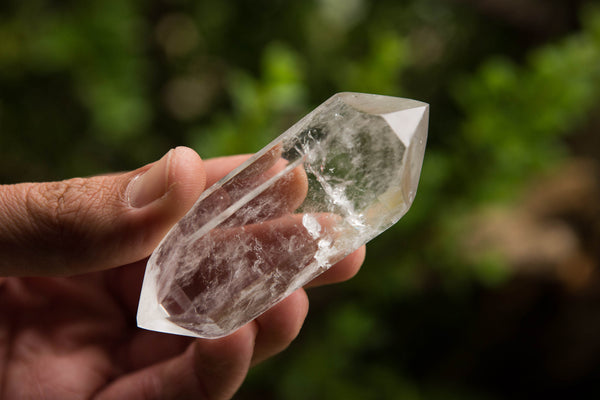 Polished Small Double Terminated Clear Quartz Crystals x 12 From Madagascar - TopRock