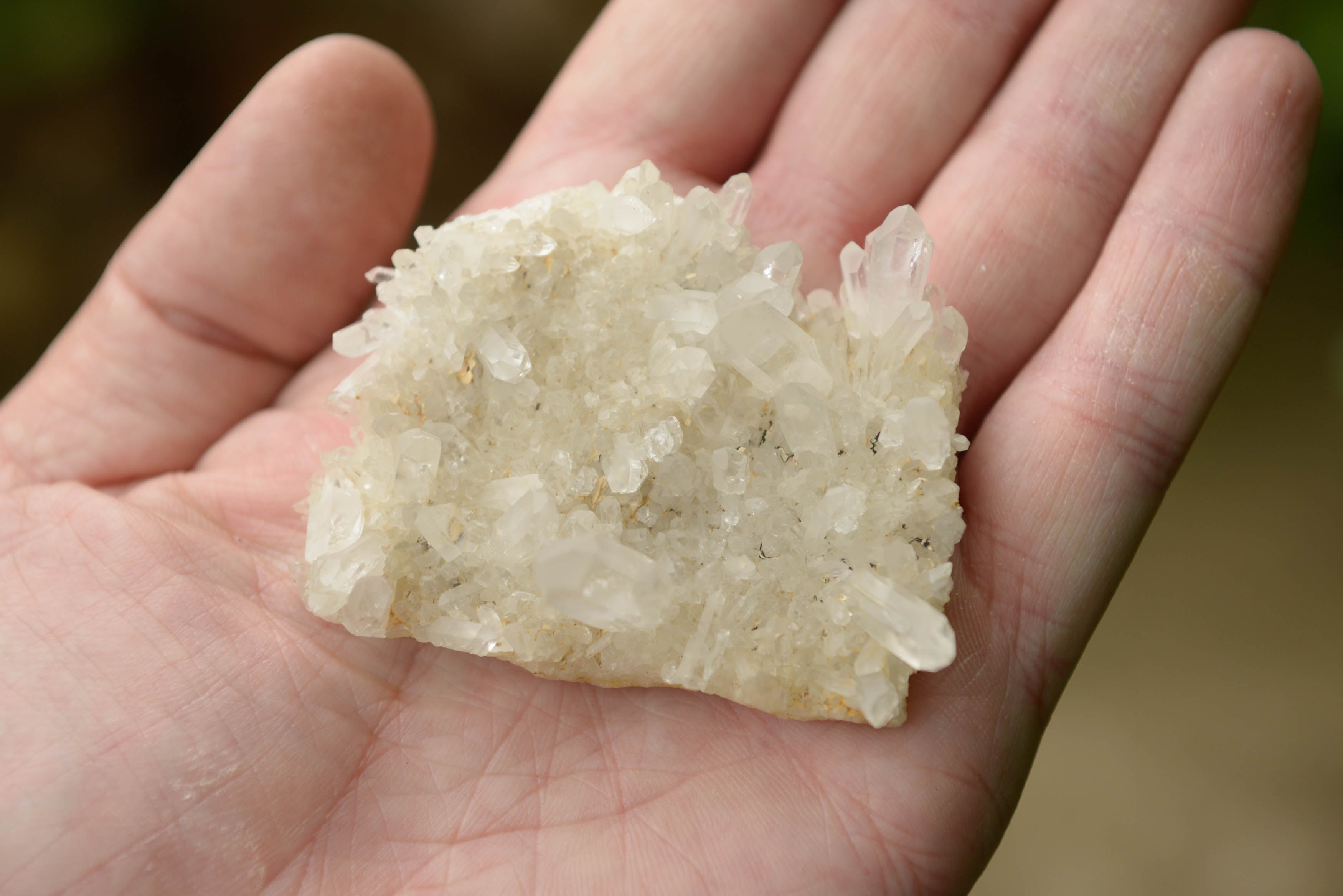 Natural Mixed Quartz Clusters  x 12 From Madagascar - TopRock