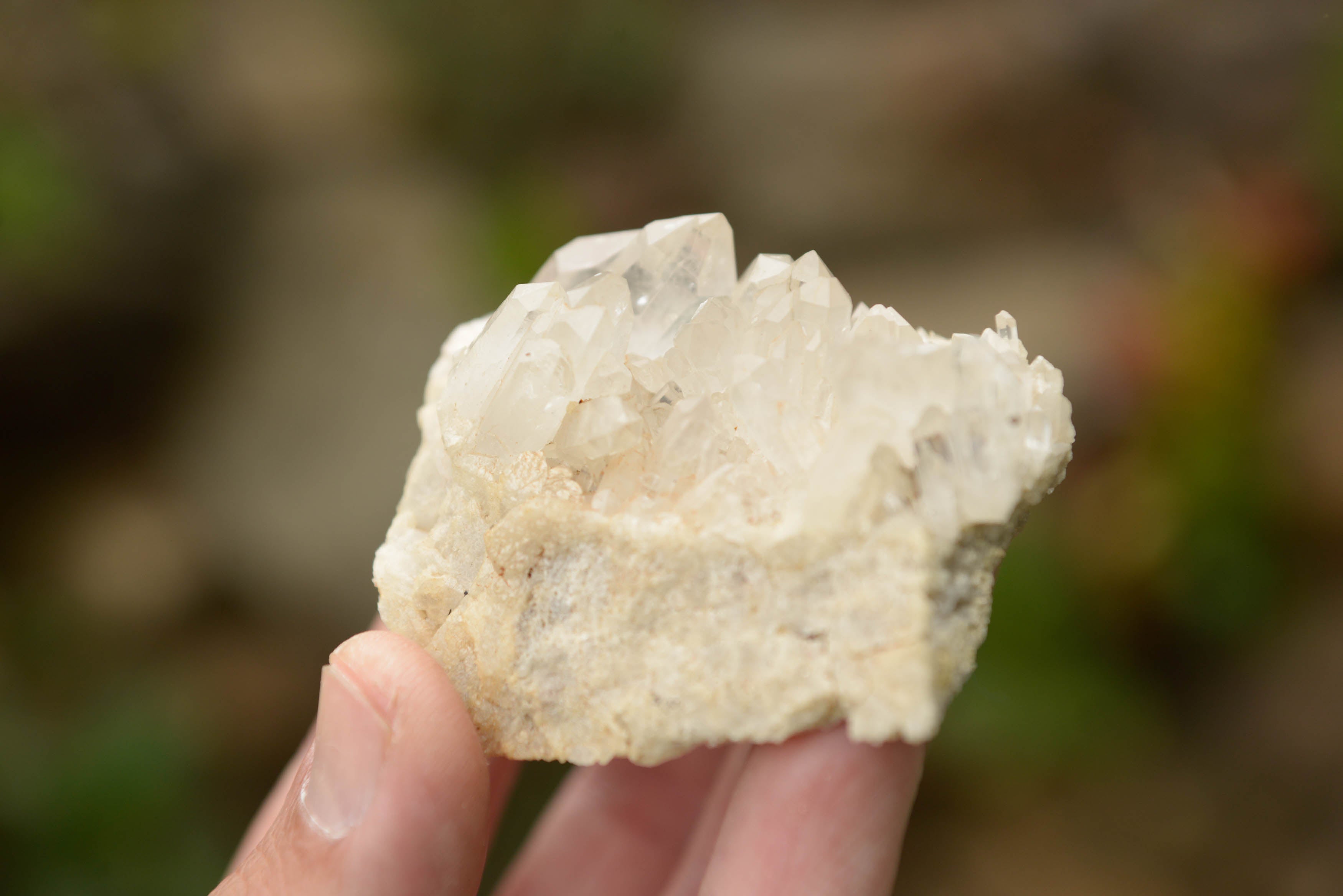 Natural Mixed Quartz Clusters  x 12 From Madagascar - TopRock