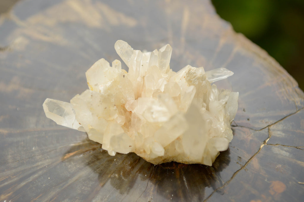 Natural Mixed Quartz Clusters  x 12 From Madagascar - TopRock