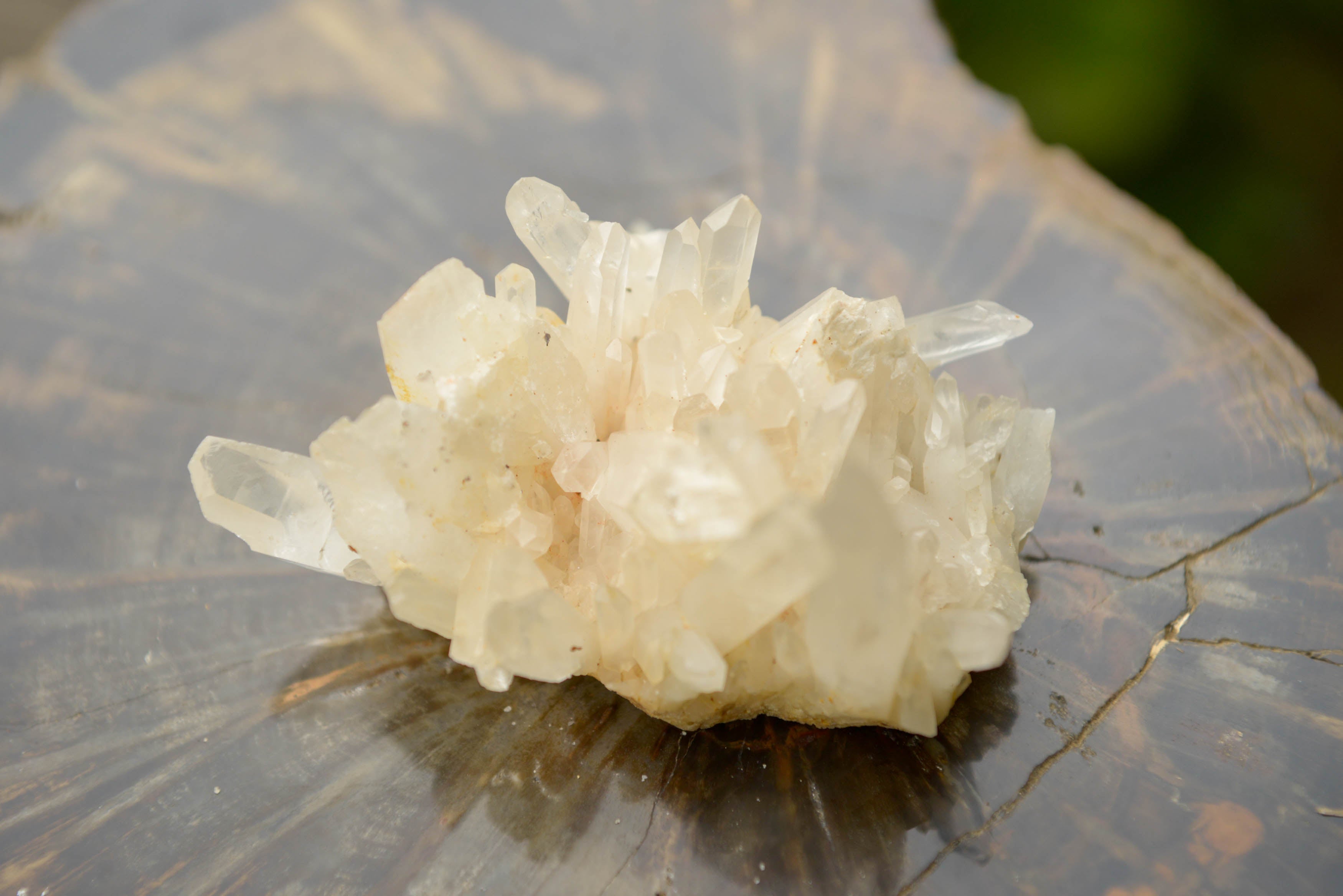 Natural Mixed Quartz Clusters  x 12 From Madagascar - TopRock
