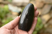 Polished Schorl Black Tourmaline Standing Free Forms  x 6 From Madagascar - TopRock
