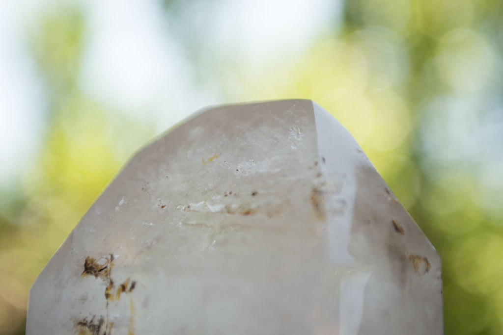 Polished Large Optic to Near Optic Quartz Point x 1 From Madagascar - TopRock