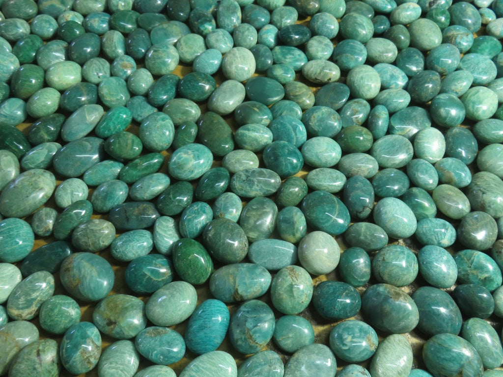Polished Amazonite Gallets -  Sold per Kg  From Madagascar - TopRock