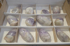 Polished Dream Amethyst Standing Free Forms x 12 From Ambatondrazaka, Madagascar - Toprock Gemstones and Minerals 