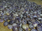 Polished Chevron Amethyst - Medium/Large sized Gallet/Palm Stones sold per kg - From Madagascar - TopRock