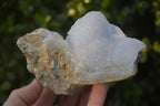 Natural Blue Lace Agate Geode Specimens  x 4 From Nsanje, Malawi - Toprock Gemstones and Minerals 