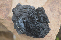 Natural Schorl Black Tourmaline Specimens  x 4 From Erongo, Namibia - Toprock Gemstones and Minerals 