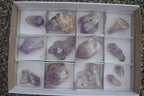 Natural Amethyst Crystal Specimens x 12 From Zambia - TopRock