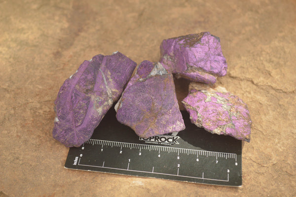 Natural Selected Rough Purpurite Specimens  x 12 From Uis, Namibia - TopRock