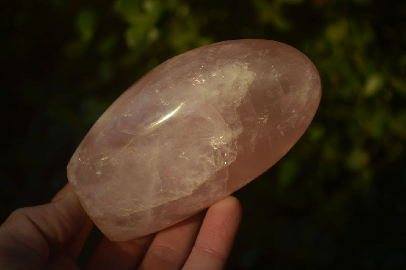Polished Pink Rose Quartz Standing Free Forms x 6 From Antsirabe, Madagascar - Toprock Gemstones and Minerals 