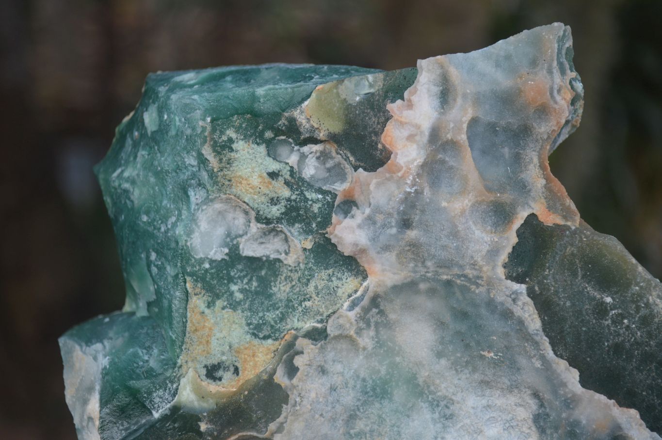 Natural Large Green Mtorolite / Emerald Chrysoprase Plates x 2 From Zimbabwe - Toprock Gemstones and Minerals 