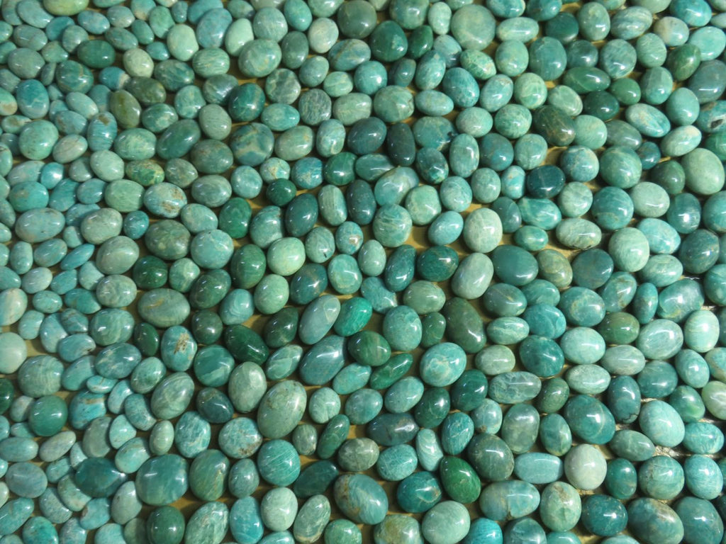 Polished Amazonite Gallets -  Sold per Kg  From Madagascar - TopRock