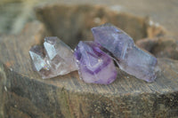 Natural Single Smokey Amethyst Crystals  x 35 From Chiredzi, Zimbabwe - Toprock Gemstones and Minerals 