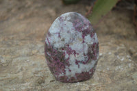 Polished Rubellite Pink Tourmaline Matrix Standing Free Forms x 4 From Madagascar - Toprock Gemstones and Minerals 