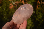 Polished Pink Rose Quartz Standing Free Forms x 6 From Antsirabe, Madagascar - Toprock Gemstones and Minerals 