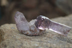 Natural Single Window Amethyst Crystals  x 12 From Chiredzi, Zimbabwe - Toprock Gemstones and Minerals 